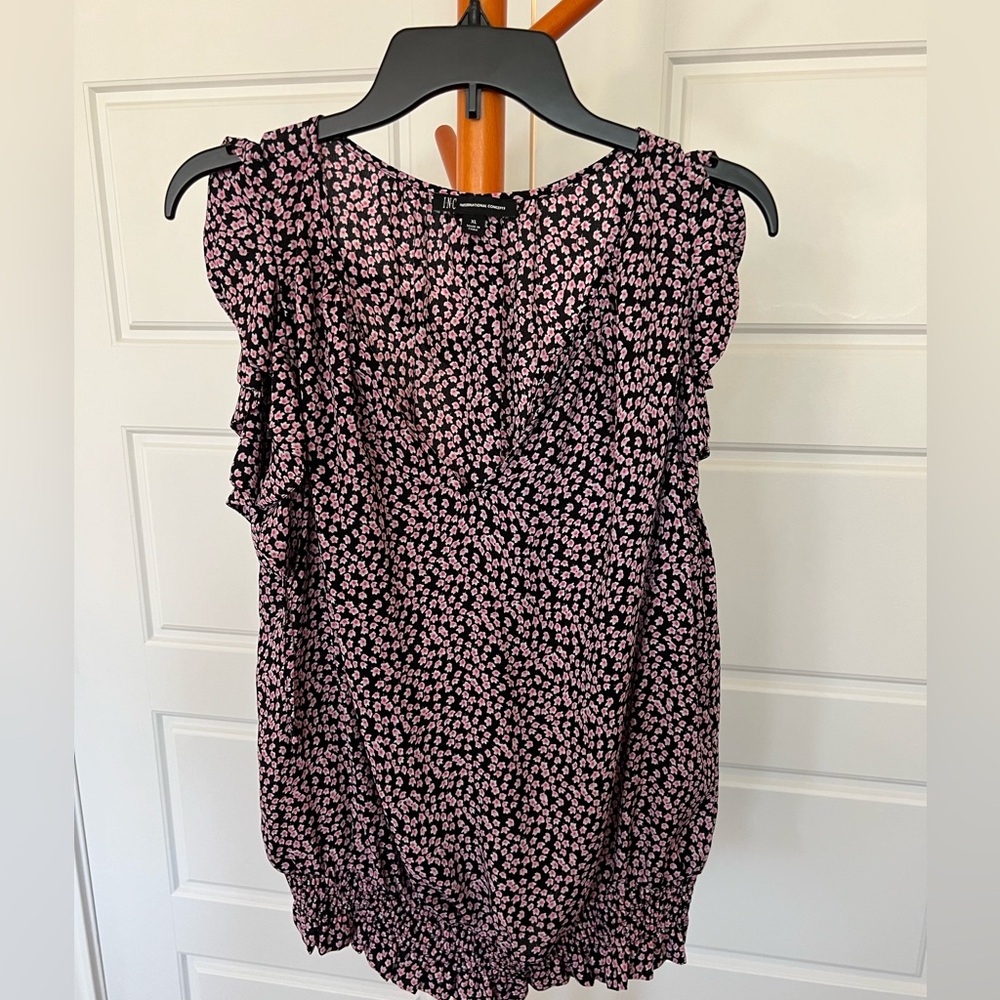 INC brand sleeveless blouse